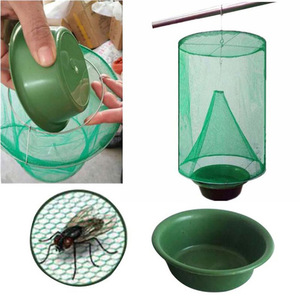 FLY Catcher Killer kiểm soát dịch hại treo lỗi Fly Trap Lồng Bẫy Ngoài Trời Fly Trap côn trùng Bug Catcher tái sử dụng gấp Killer - Product Image 5
