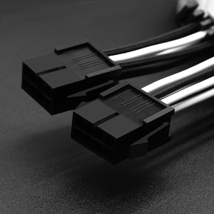 <strong>Basic</strong> 12Pin PCIe Extension Graphics Card Sleeved Cable 3090 ATX PSU Power Supply All PCs GPU Video Card Cord <strong>Computer</strong> - Product Image 3