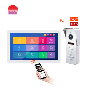 10.1 Inch Waterproof Tuya Smart IP TCP Video Door Phone <strong>Intercom</strong> <strong>System</strong> for Multi Apartments <strong>Building</strong> - Product Image 1
