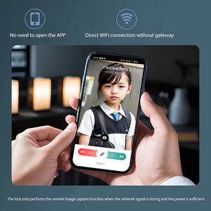 ตัวล็อกประตูอัจฉริยะ Wi-Fi/Zigbee พร้อมกล้อง HD ทำงานร่วมกับแอป Tuya เหมาะสำหรับโรงแรม/อพาร์ทเมนต์/บ้าน - Product Image 2