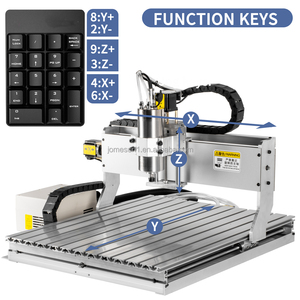 Jomesun Mini Cnc Router Maschine quadratisch Linear Rail Desktop Cnc Router Graveur Fräsmaschine für Acryl Metall Aluminium - Product Image 4