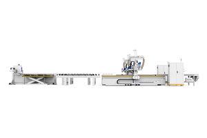 Linea di produzione automatica cella di nidificazione di mobili a pannelli con programma di taglio ottimizzato - Product Image 6