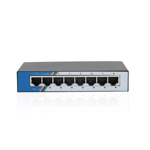 Factory OEM Metal Shell 8 Port 100/1000M Ethernet Switch Network Switch Gigabit for Home Network <strong>ISP</strong> - Product Image 1