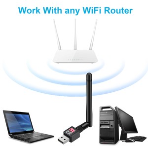 Detachable 802.11n USB <strong>Wireless</strong> 2.4GHz 150Mbps Adapter Dongle Desktop Set-Top USB <strong>Wireless</strong> <strong>Network</strong> Card <strong>Computer</strong> WiFi - Product Image 3