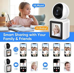WIFI <strong>IP</strong> <strong>Camera</strong> Video Call Security IR Vision HD TF Audio <strong>with</strong> 2.8 Inch Screen Display Type-C Connection - Product Image 3