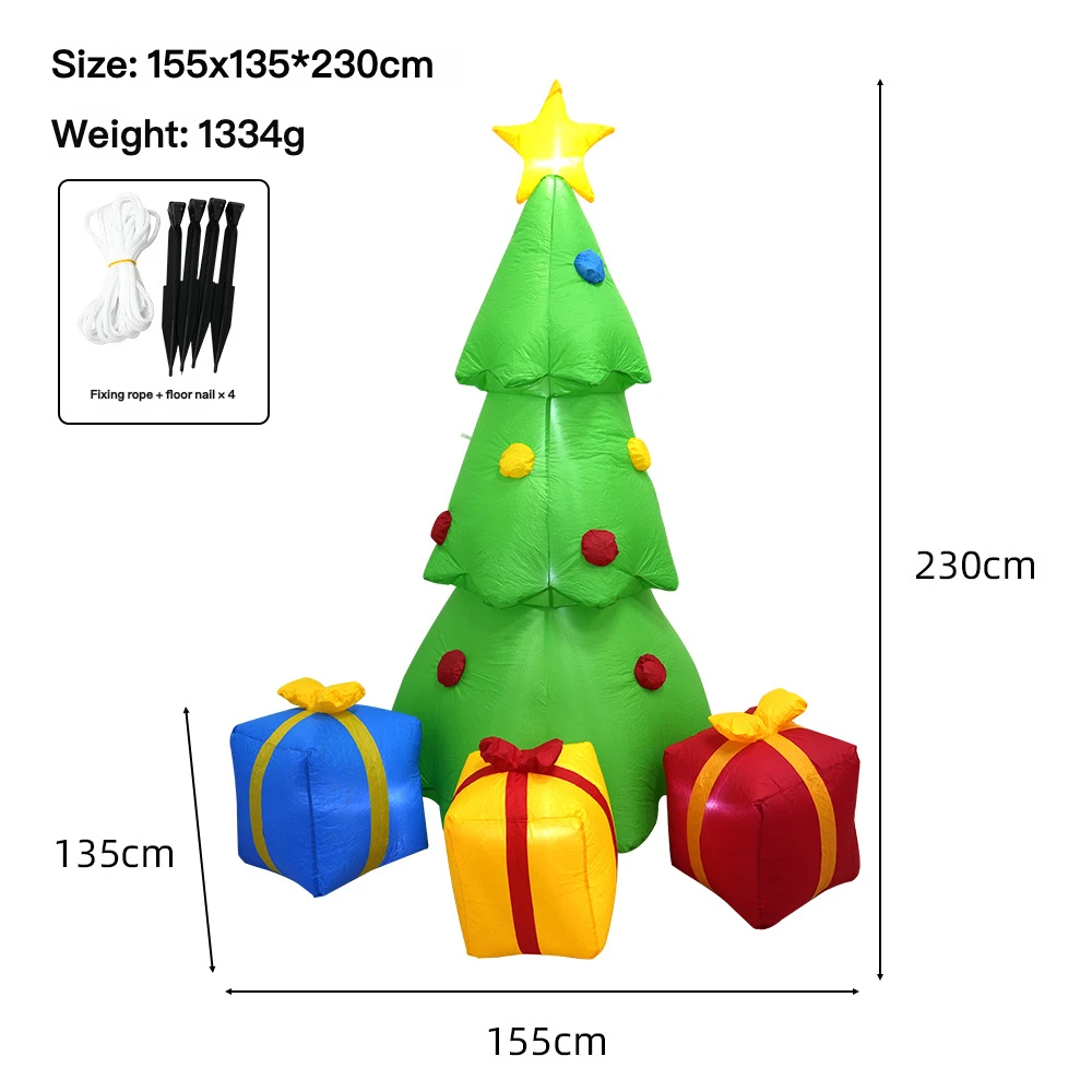 Árbol de Navidad grande (enchufable)