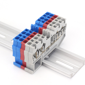 ST 2,5-QUATTRO 4 Conductor Carril DIN Tipo de resorte Bloque de terminales de empuje Conector de 4mm ² - Product Image 5