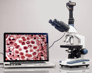 IKEME实验室光学仪器电子显微镜双目生物数字电子实验室三目显微镜 - Product Image 2
