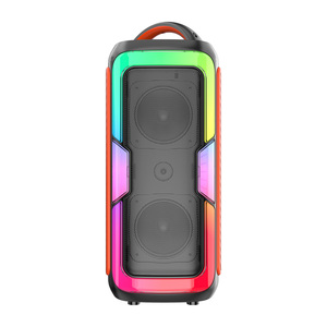 4-Inch Dual Speaker with 25 W <strong>Output</strong> RGB LED Lighting and 2 Kabellose Party Lautsprecher Mini for Outdoor <strong>Computer</strong> Use - Product Image 1