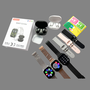 2025 yeni varış akıllı saat 2 in 1 takım 2 sapanlar Series9 BT çağrı kulaklık ile 2.3 inç büyük ekran Smartwatch 2in1 - Product Image 1