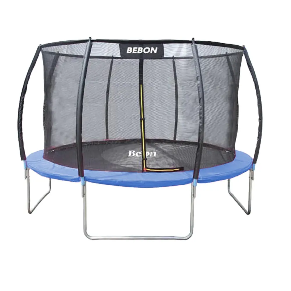 A bola de segurança avançada preta deu forma ao trampolim com elasticidade forte, montada com materiais avançados do trampolim.