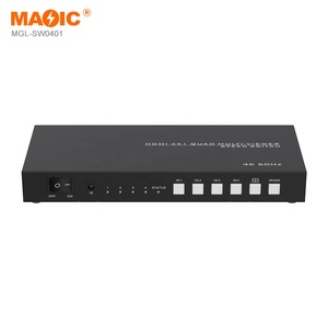 4K 60Hz 4X1 HDMI Divisor de pantalla cuádruple Hdmi Multiviewers Audio Video interruptor de pantalla sin costuras para pantalla de TV - Product Image 3