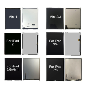 OEM personalizado de fábrica de 9,7 pulgadas Lcd con botón de inicio para Ipad Air 2 Lcd pantalla táctil digitalizador negro A1566 A1567 al por mayor