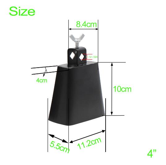 4 inch-Black