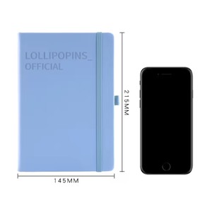 Wholesale Custom Logo A5 <strong>Notebook</strong> <strong>Elastic</strong> Strap Pen Holder Pu <strong>Notebook</strong> <strong>Printed</strong> Logo Diary Notepad Note Book PU Leather <strong>Notebook</strong> - Product Image 4