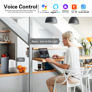 SIXWGH Smart Wand schalter WiFi Smart life App Control Timer House Wireless Touch Glas Lichtsc halter Unterstützung Google Home Alexa - Product Image 3