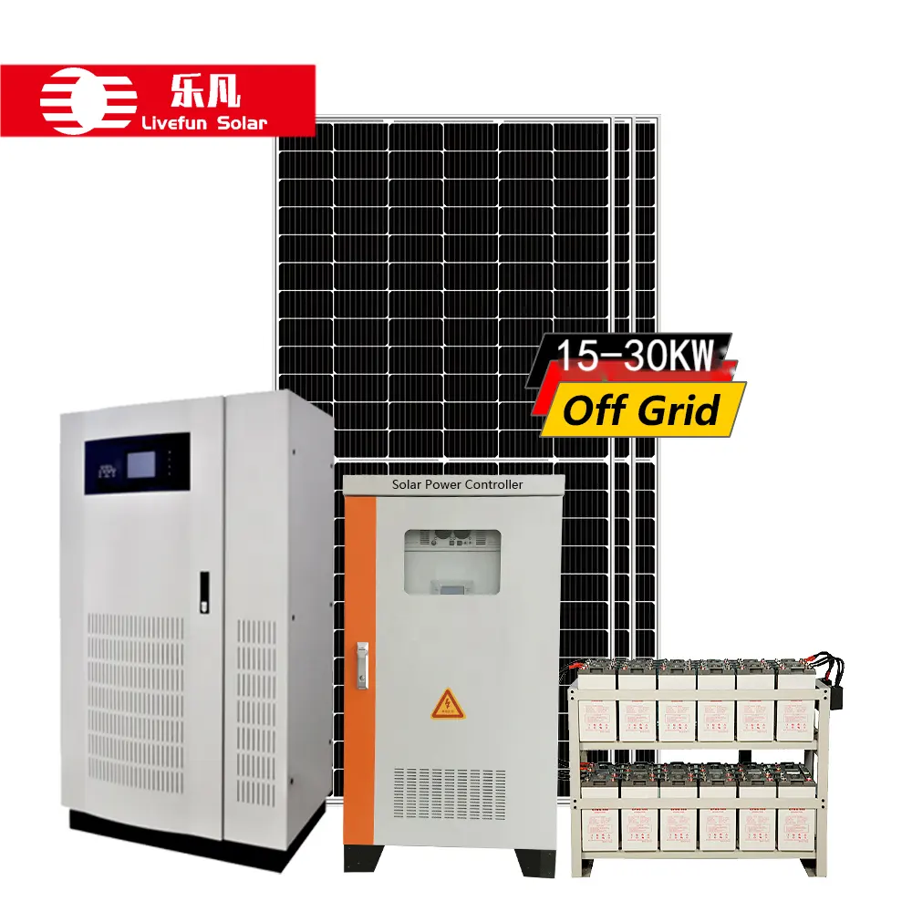 10 kW 15 KW 20 KW 25 KW 30 kW hệ thống năng lượng mặt trời tắt hệ thống năng lượng mặt trời lưới cho sử dụng dân cư thương mại