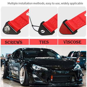 Phổ Trailer móc phía trước phía sau Bumper kéo móc Nylon Trailer vành đai phục hồi Tow Dolly Dây đeo kéo dây - Product Image 5