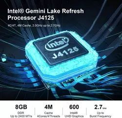 Ascosk Aluminium Alloy <strong>Embedded</strong> Mini Pc 2.7gbs 2 Lan Firewall J4125 Fanless Mini Pc <strong>X86</strong> Firewall Router <strong>Board</strong> Industrial <strong>Compute</strong> - Product Image 4
