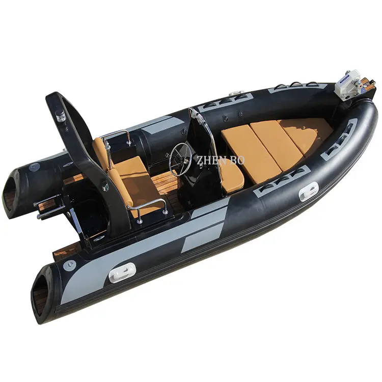 CE zertifiziert 16 Fuß Mittelkonsole RIB Boot Tief V-Rumpf aufblasbare Hypalon Geschwindigkeit RIB-480D Boote mit Motoren für Tauchgang