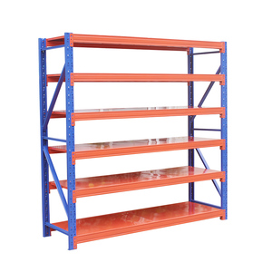 Metall regal verstellbar 4 Regale Light Duty Rack Multi Regale Eisen Lager regal Hersteller Longs pan Racking System Preis - Product Image 1