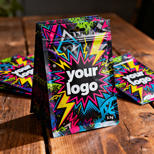 ถุงไมลาร์แบบมีซิปล็อคพิมพ์ลายตามสั่ง ขนาด 3.5 กรัม ป้องกันกลิ่น พร้อมกล่อง - Product Image 4