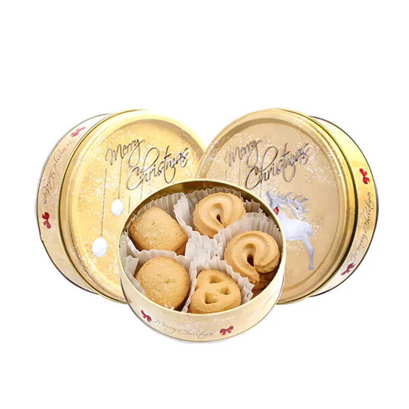 Best Selling high quality Sweet Crispy Cookies and Biscuits butter Flavor Snack Gift Food royal danish butter cookies