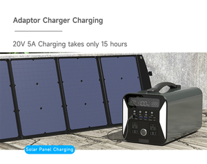 OEM ODM tragbares Kraftwerk 1000W Solargenerator für Wandern und Camping im Freien Reserve Power mit MPPT Controller US Plug - Product Image 5