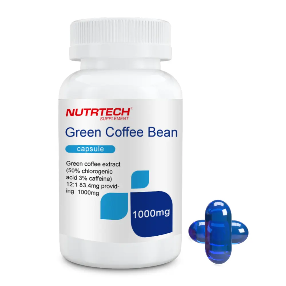Prezzo basso 100% chicchi di caffè verde di alta qualità estratto di chicchi di caffè verde prezzo perdere peso capsula chicco di caffè verde