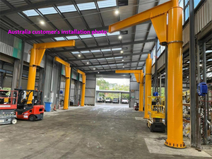 JIB elektrikli zemin sütun monte vinç 3t 5t 10t elektrikli vinç ile 360 derece rotasyon pergel vinç - Product Image 4