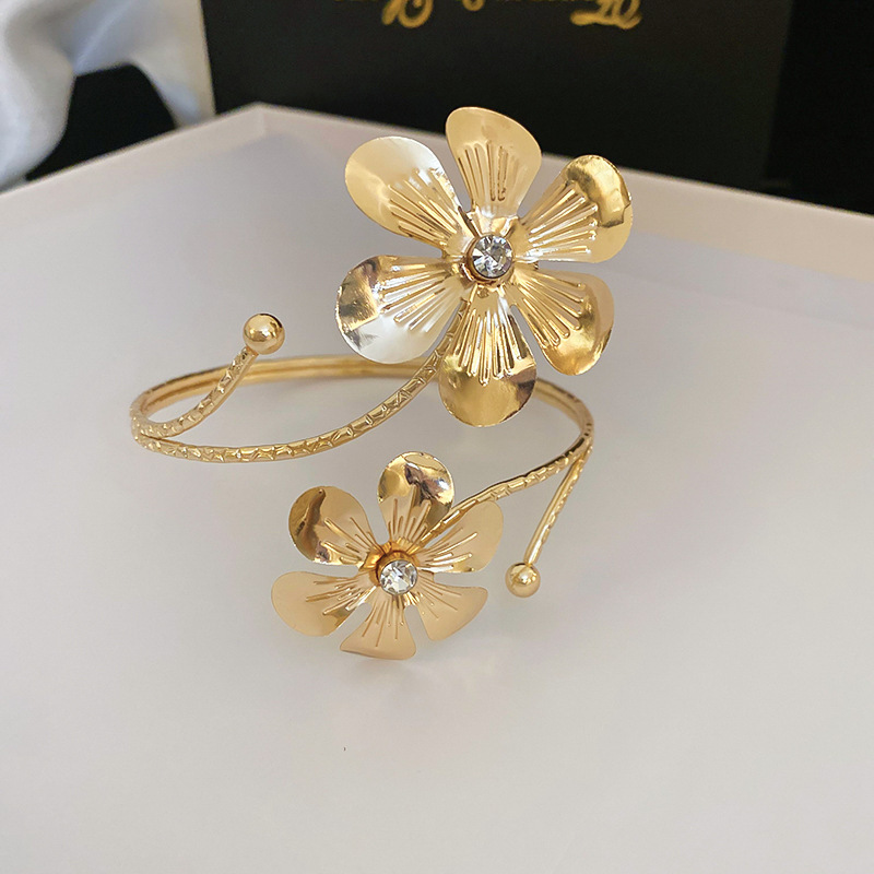 Bracelet-or (fleurs)