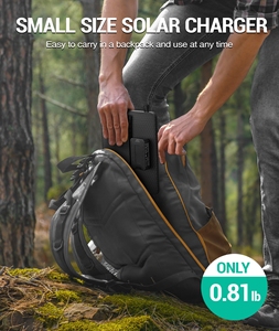 Portable 10W Fast Solar Charger USB-A&amp;C <strong>Output</strong> Power Bank &amp; Power Station Compatible with Smart Phones Tablets PC Other <strong>Devices</strong>