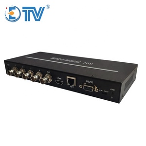 ETVSDIクワッドスクリーンスプリットシームレスビデオスイッチ、ビデオ出力付きPIPPOPモードRS232コントロール1080P4チャンネルSDIマルチビューア - Product Image 2