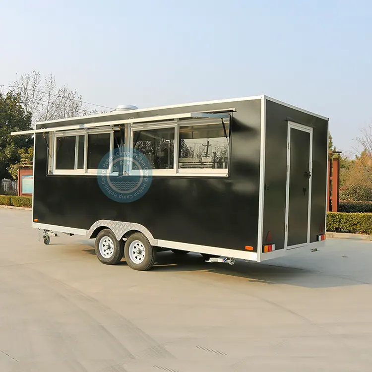 Kamp yeni mobil restoran gıda römork tam mutfak kebabı gıda kamyon van tavuk kızartma gıda sepeti