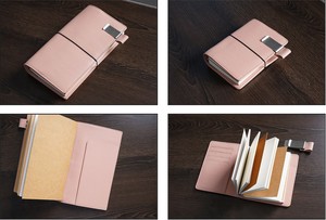 2023 Custom Plain Kraft pu leather planner cover Paper quaderni per quaderno diario scolastico - Product Image 2
