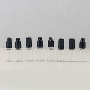5ml 10ml 15ml Gotas para los ojos transparentes redondas vacías Aceite de jugo Botella cuentagotas de plástico para mascotas Botella de plástico con boquilla - Product Image 1