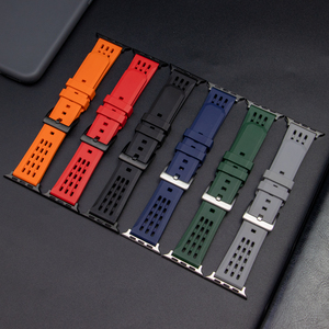 Sport Strap Bracelet for IWatch <strong>Series</strong> 9 8 6 5 SE Ultra 2 for Apple Watch 49mm 45mm 44mm 42mm 38mm 41mm Fluoro Rubber Watch Band