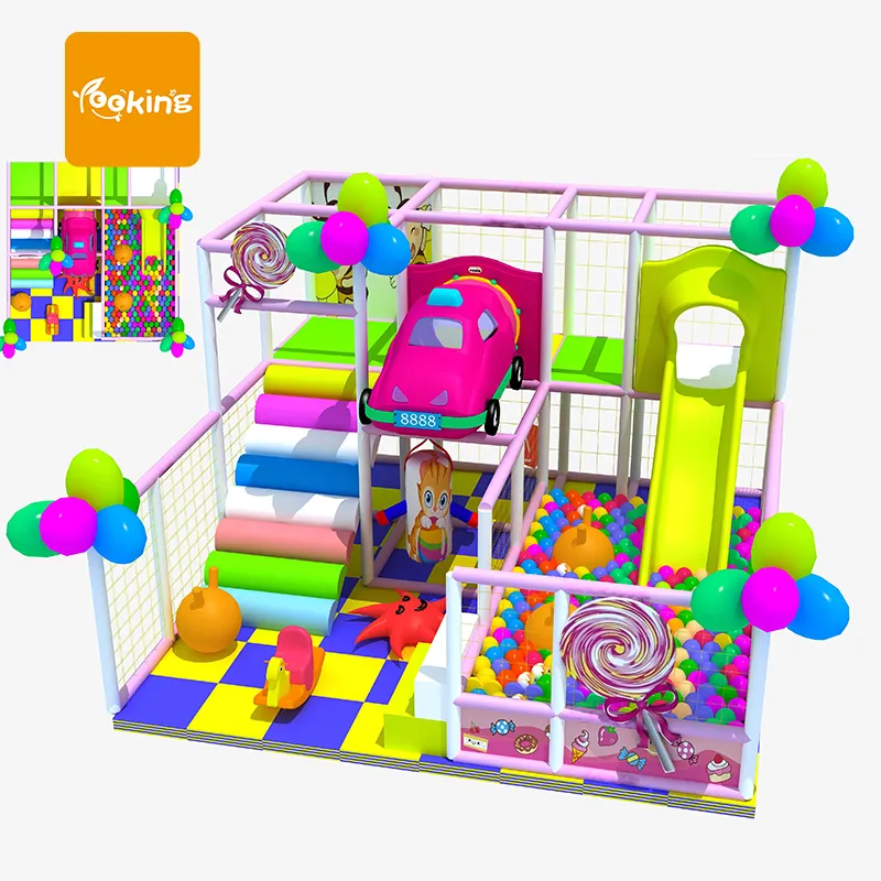 Bambini Soft Play Ball Pool Set divertimento asilo parco giochi al coperto attrezzature per giochi morbidi economici