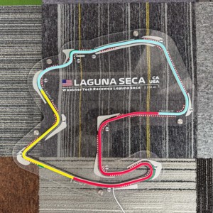 Tùy chỉnh đua người đàn ông hang động quảng cáo dấu hiệu Neon <span class=keywords><strong>LED</strong></span> cho Laguna seca mương mạch làm bằng acrylic - Product Image 2