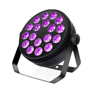 18x18W rgbrgbwauv Hex LED işın işıkları DMX kontrol ses aktif Uplights konserler için doğum günü/düğün tarafları aydınlatma - Product Image 1