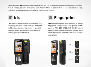 Qr Scanner impresora pda 2d Car Scan Phones cellulare barecode Reader pda uhf rfid prodotto dati di codici a barre industri logist pdas - Product Image 4