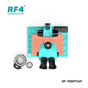 RF4 RF-7050TVA9 7X-50X同步变焦三目立体显微镜，带USB充电站