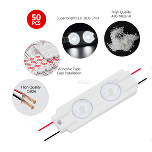 กลางแจ้ง12V 2สัญญาณไฟ1W SMD 24V โมดูล LED ไฟ2835ขนาดเล็กประสิทธิภาพสูงส่องสว่างฉีด LED โมดูล IP65 - Product Image 6