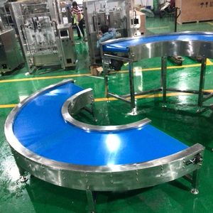 焦点机械多功能输送搬运定制可用转向动力聚氯乙烯皮带输送线