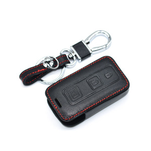 21ボタンレザーカーキーカバースマートリモートフォブスシェルカバーキーホルダートヨタプリウス2004 2005 2006 2007 2008 2009 - Product Image 1
