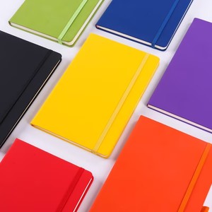 A5 personalizzato all'ingrosso con cinturino elastico diario diario taccuino stampato Logo del marchio diario taccuino in pelle per appunti - Product Image 1
