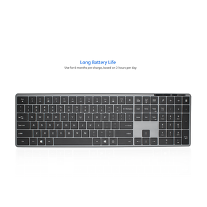 Hot Selling Ergonomic ItemHK8986 <strong>Computer</strong> Accessory Silent <strong>Keyboard</strong> Desktop Standard <strong>Computer</strong> 2.4G Bluetooth Wireless <strong>Keyboard</strong> - Product Image 2