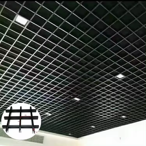 Metal Steel Aluminum <strong>Grid</strong> False <strong>Ceiling</strong> <strong>Tiles</strong> for Various Applications-for Mall Gym Apartment School Warehouse Workshop - Product Image 6