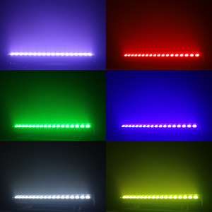 RGBWA+UV DX512 18X15W <strong>LED</strong> Facade Linear Wall Washer Light Strip IP65 Waterproof Outdoor Building Sta Lighting Remote <strong>Control</strong> - Product Image 5