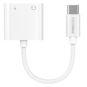Recci A08 New Product Type <strong>c</strong> to Type <strong>c</strong> 3.5mm Converter Cable Audio Cable for Android Cell Phone Charging and Listen to Music - Product Image 5